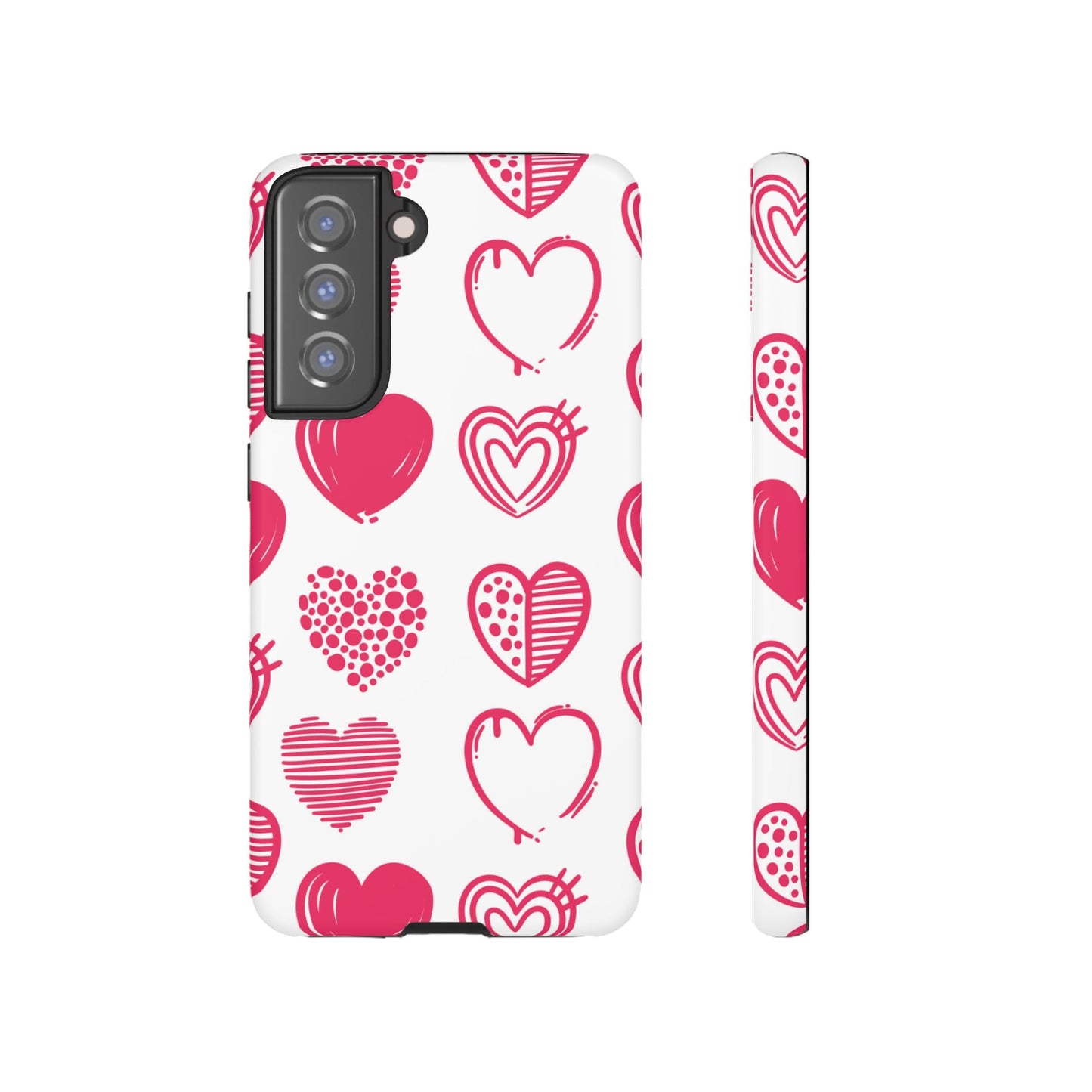 Funky Pink Hearts – Samsung Galaxy Case - BOGO Cases