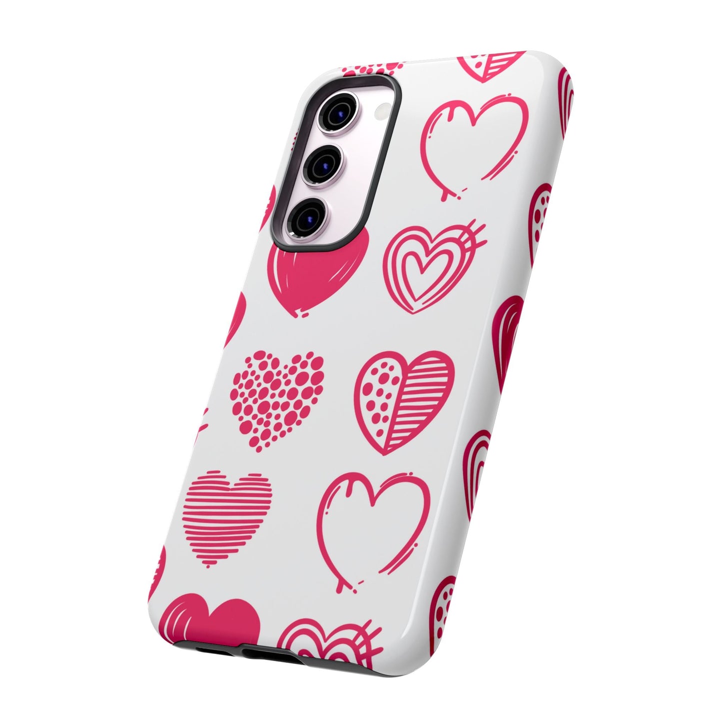 Funky Pink Hearts – Samsung Galaxy Case - BOGO Cases