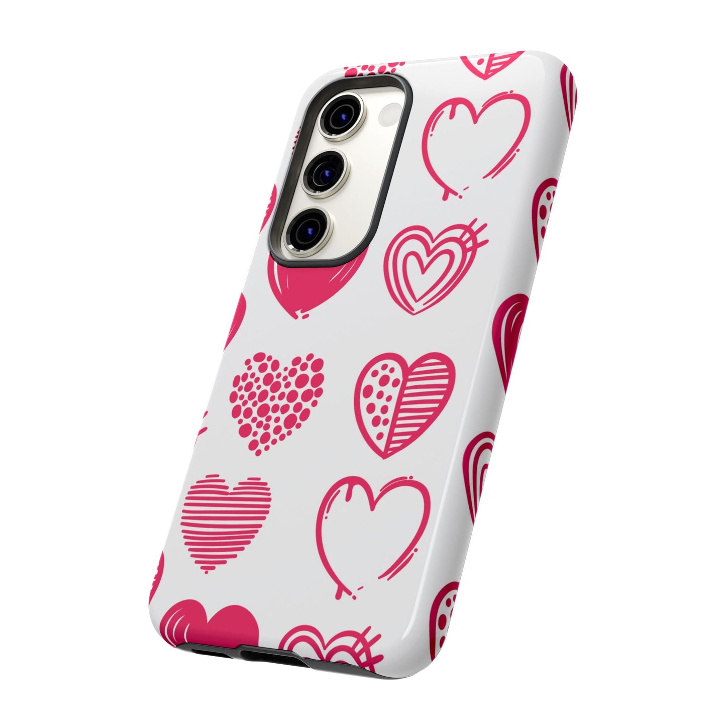 Funky Pink Hearts – Samsung Galaxy Case - BOGO Cases
