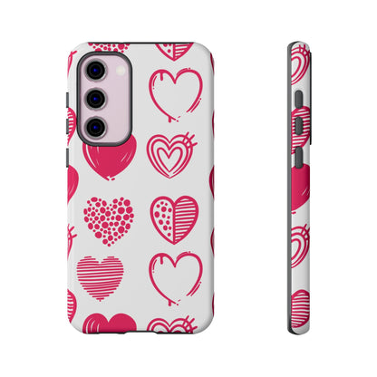 Funky Pink Hearts – Samsung Galaxy Case - BOGO Cases