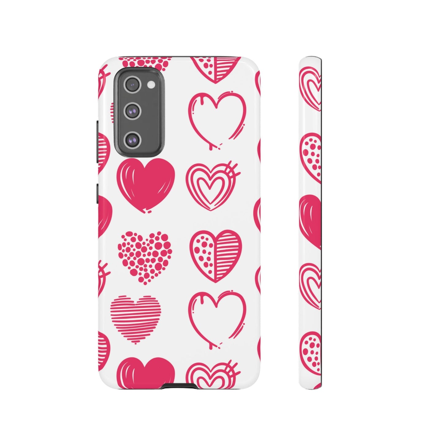 Funky Pink Hearts – Samsung Galaxy Case - BOGO Cases