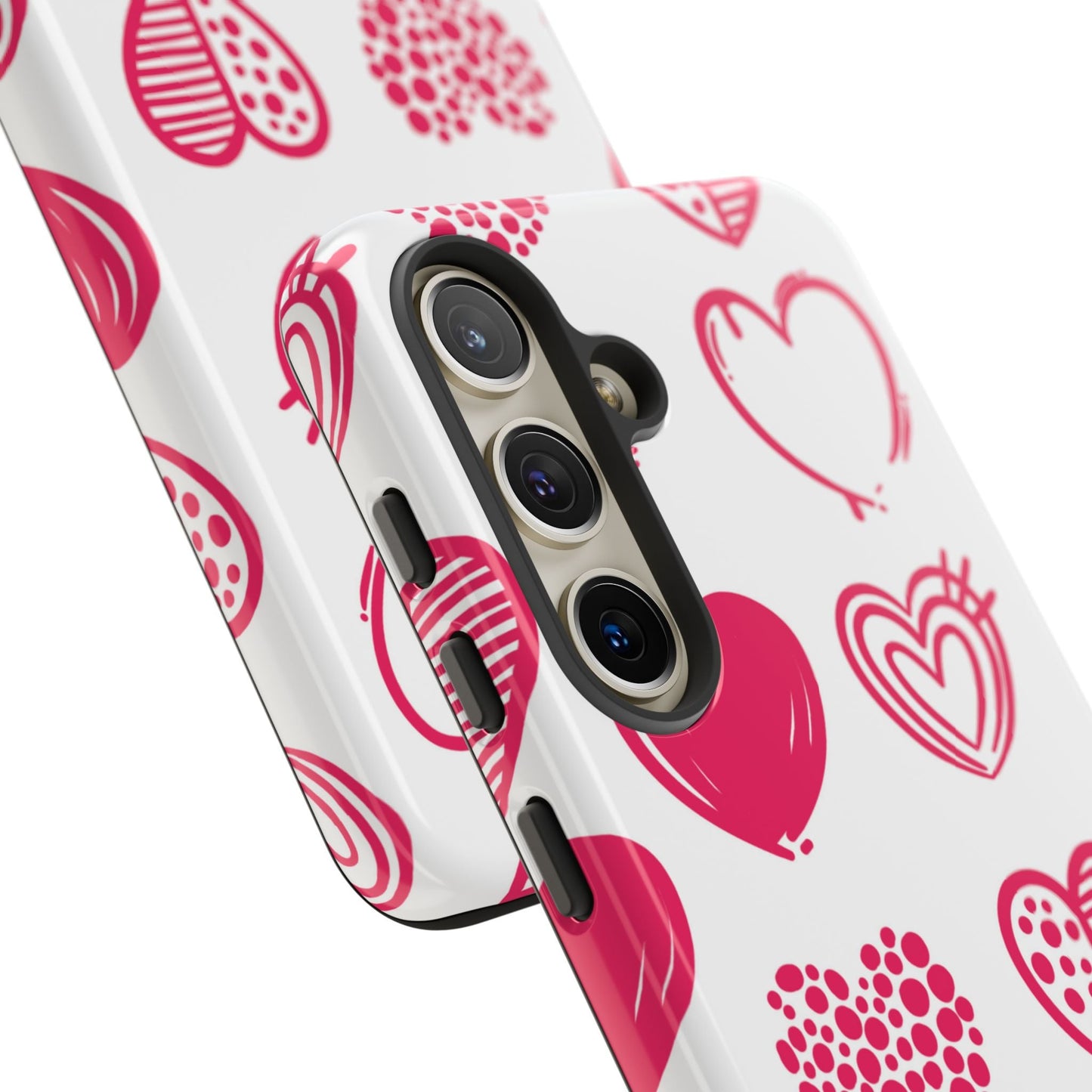 Funky Pink Hearts – Samsung Galaxy Case - BOGO Cases