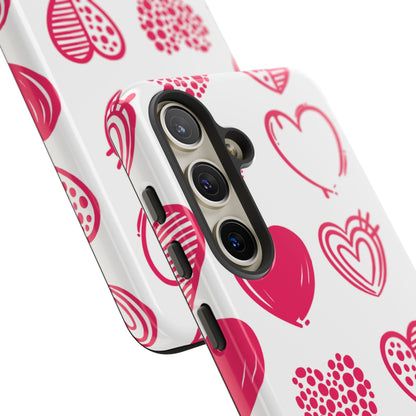 Funky Pink Hearts – Samsung Galaxy Case - BOGO Cases