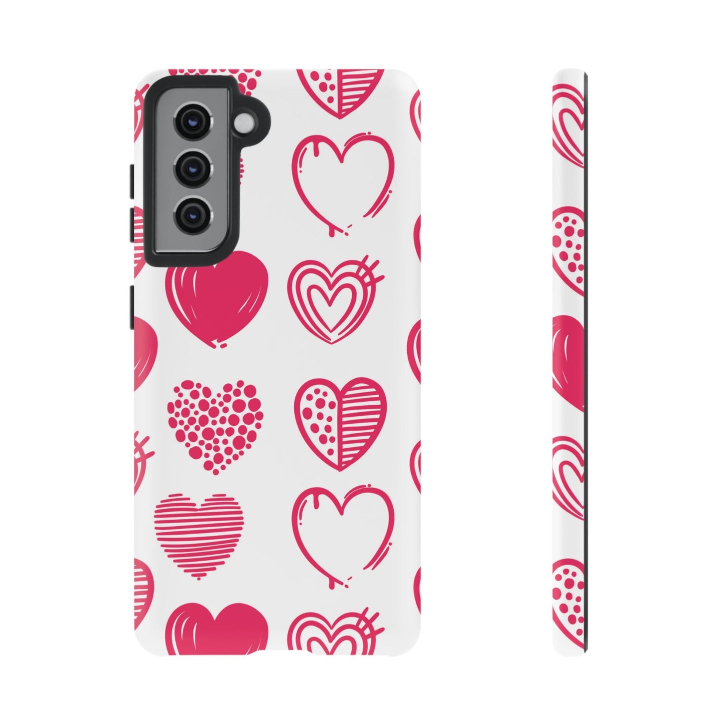 Funky Pink Hearts – Samsung Galaxy Case - BOGO Cases