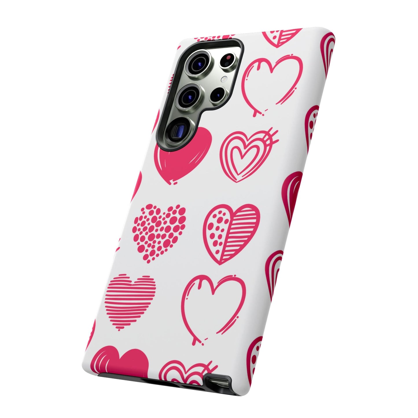 Funky Pink Hearts – Samsung Galaxy Case - BOGO Cases