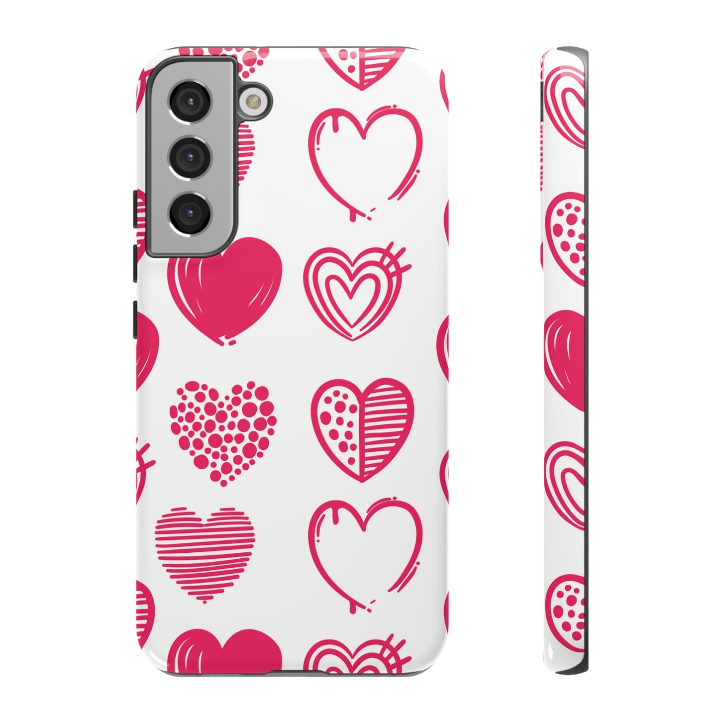 Funky Pink Hearts – Samsung Galaxy Case - BOGO Cases