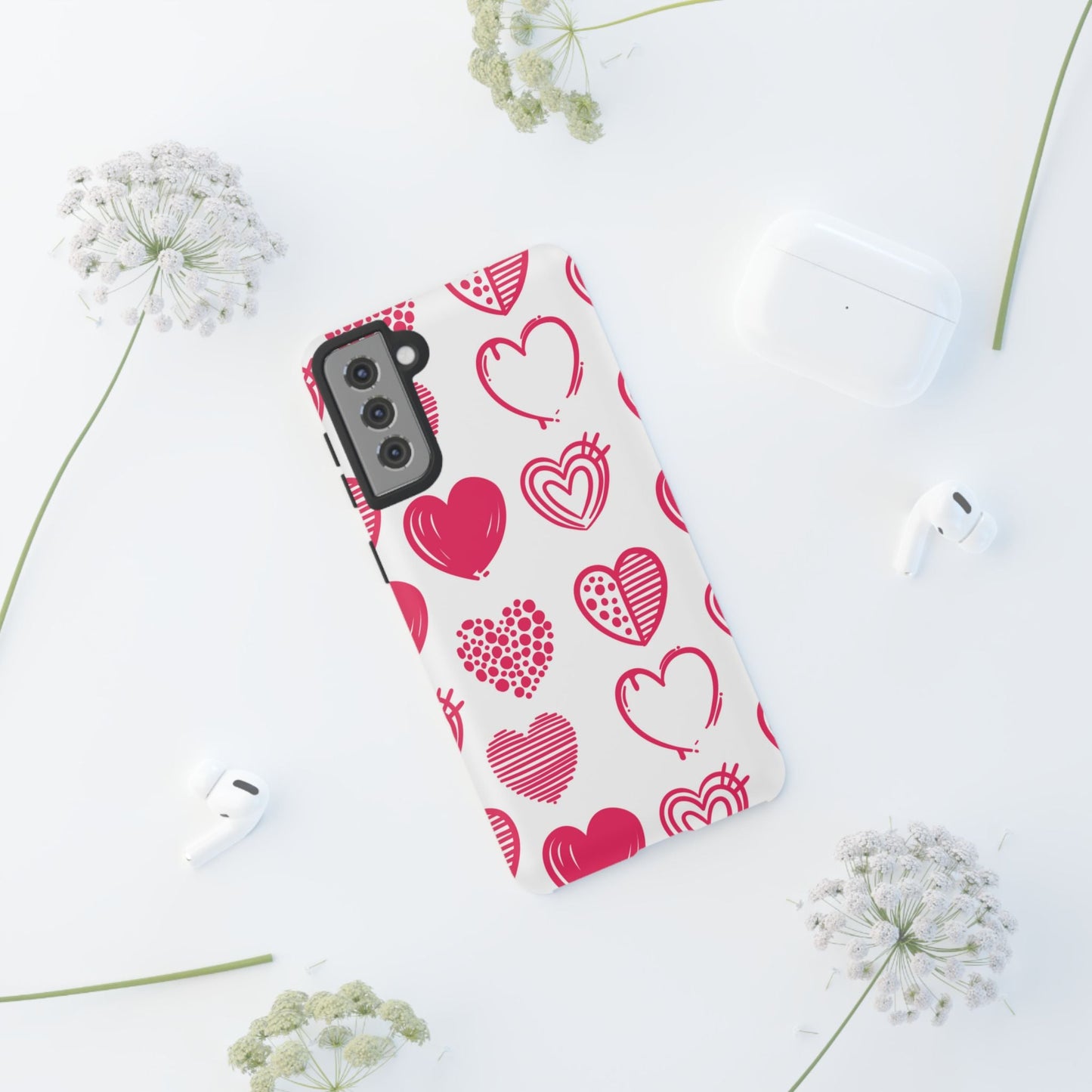 Funky Pink Hearts – Samsung Galaxy Case - BOGO Cases