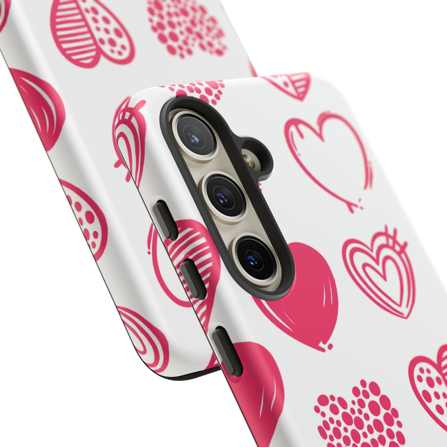 Funky Pink Hearts – Samsung Galaxy Case - BOGO Cases