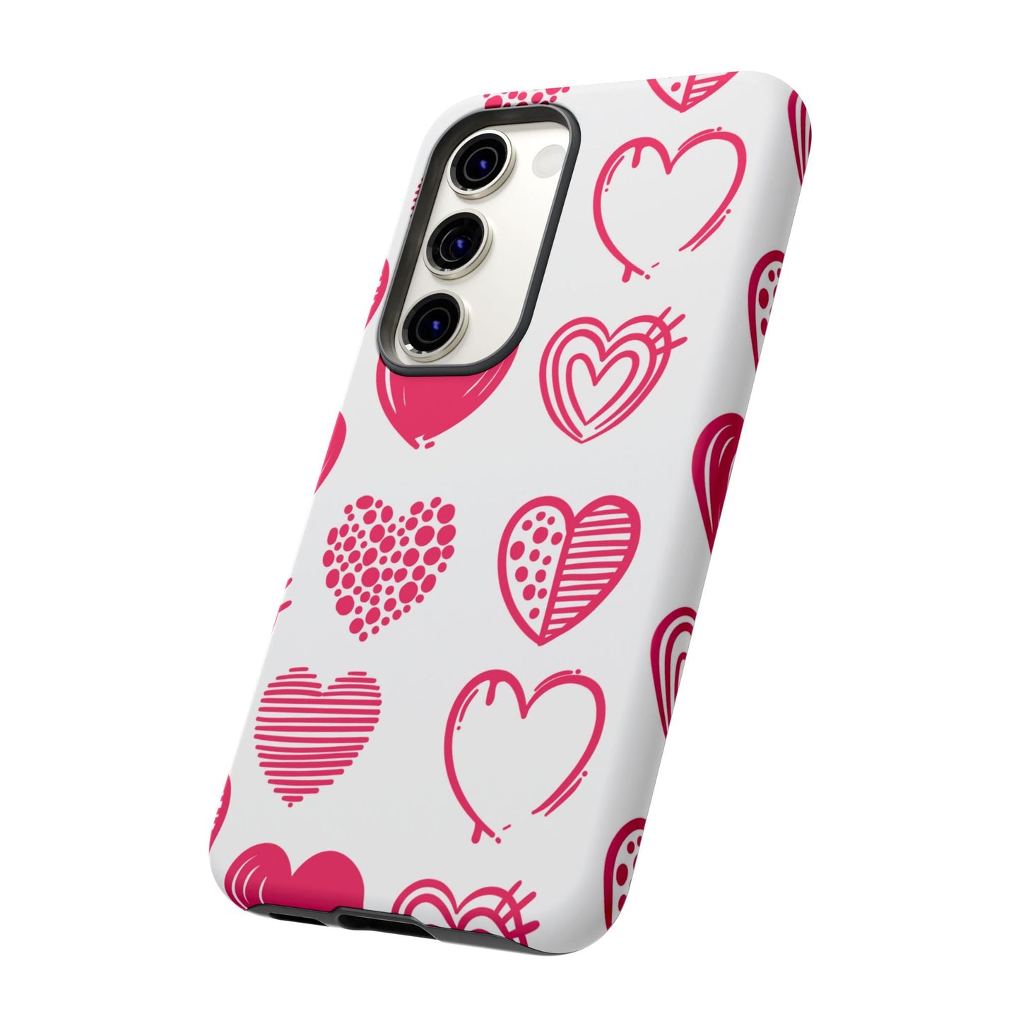 Funky Pink Hearts – Samsung Galaxy Case - BOGO Cases