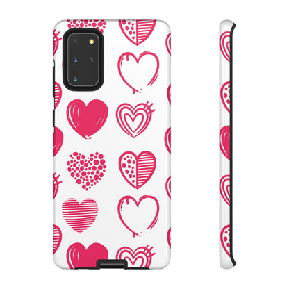 Funky Pink Hearts – Samsung Galaxy Case - BOGO Cases