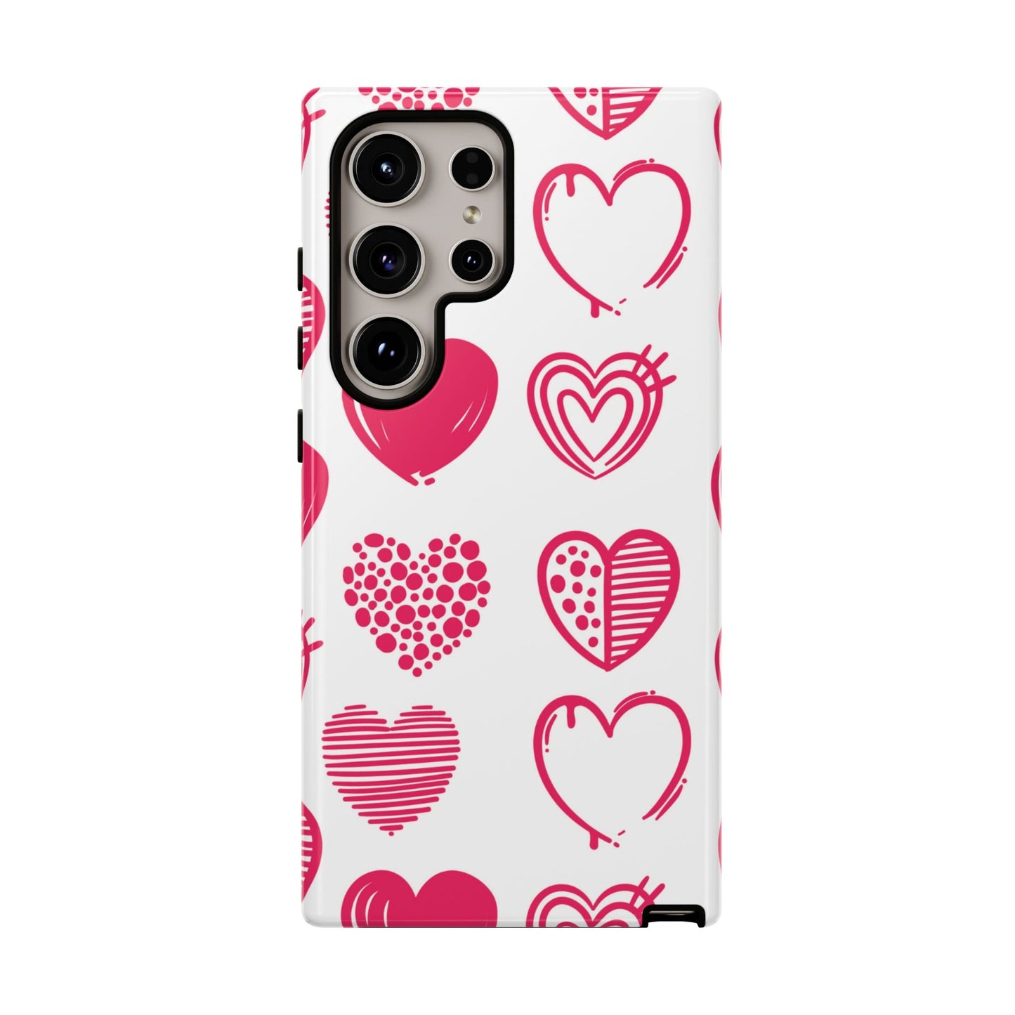 Funky Pink Hearts – Samsung Galaxy Case - BOGO Cases