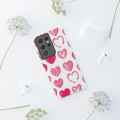 Funky Pink Hearts – Samsung Galaxy Case - BOGO Cases