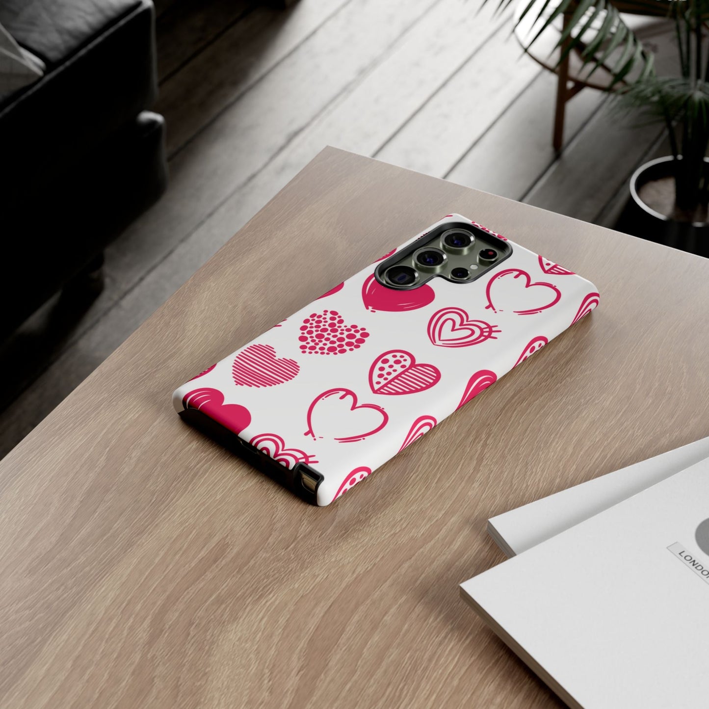 Funky Pink Hearts – Samsung Galaxy Case - BOGO Cases
