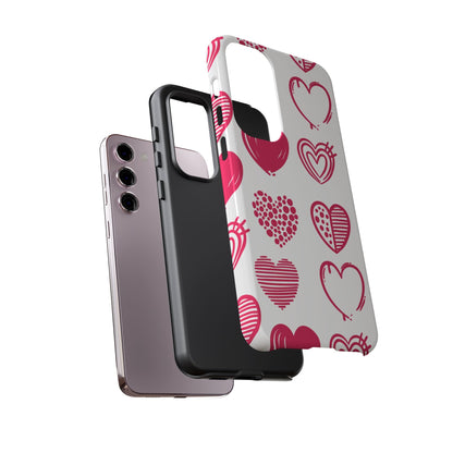 Funky Pink Hearts – Samsung Galaxy Case - BOGO Cases