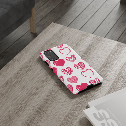 Funky Pink Hearts – Samsung Galaxy Case - BOGO Cases
