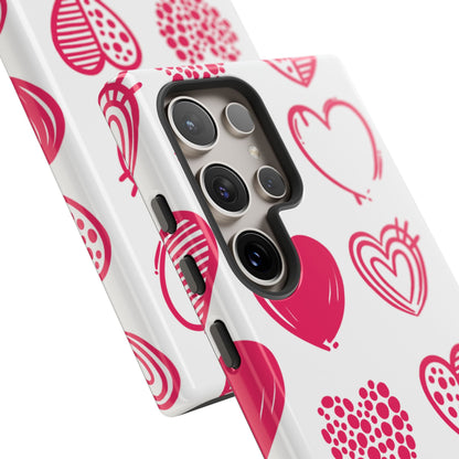 Funky Pink Hearts – Samsung Galaxy Case - BOGO Cases