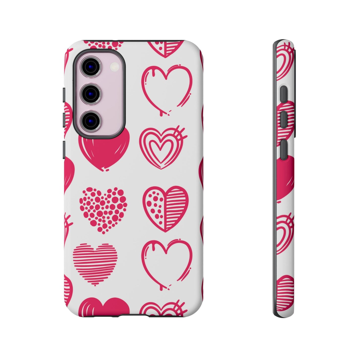 Funky Pink Hearts – Samsung Galaxy Case - BOGO Cases