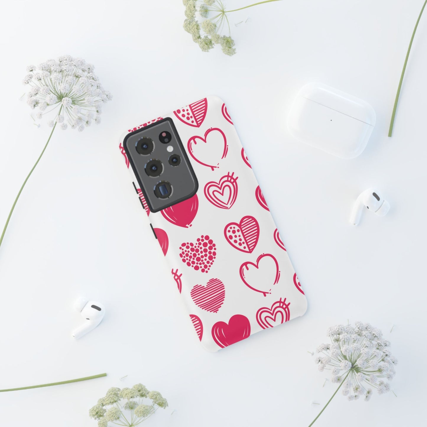Funky Pink Hearts – Samsung Galaxy Case - BOGO Cases