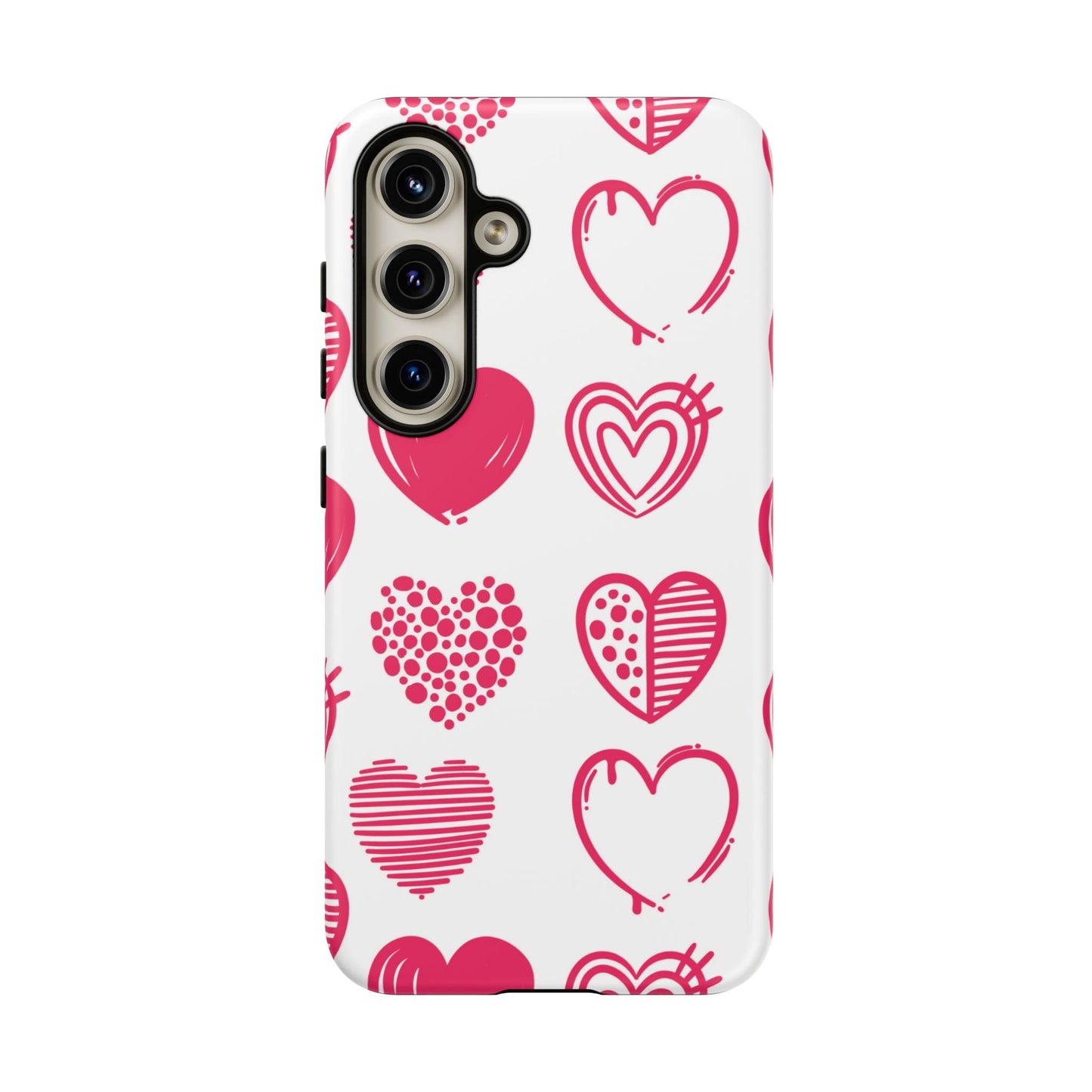 Funky Pink Hearts – Samsung Galaxy Case - BOGO Cases