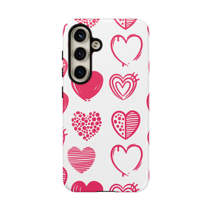 Funky Pink Hearts – Samsung Galaxy Case - BOGO Cases