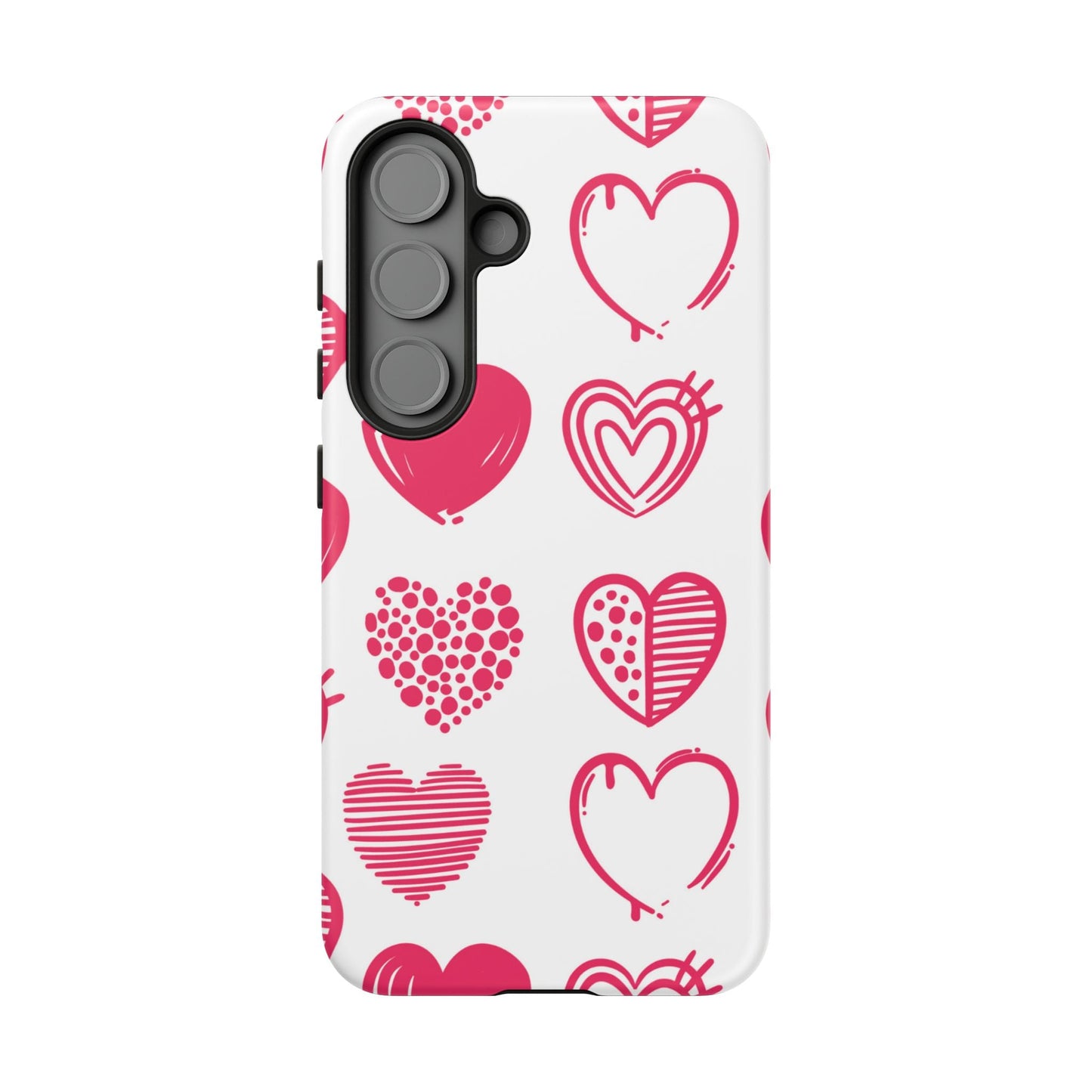 Funky Pink Hearts – Samsung Galaxy Case - BOGO Cases
