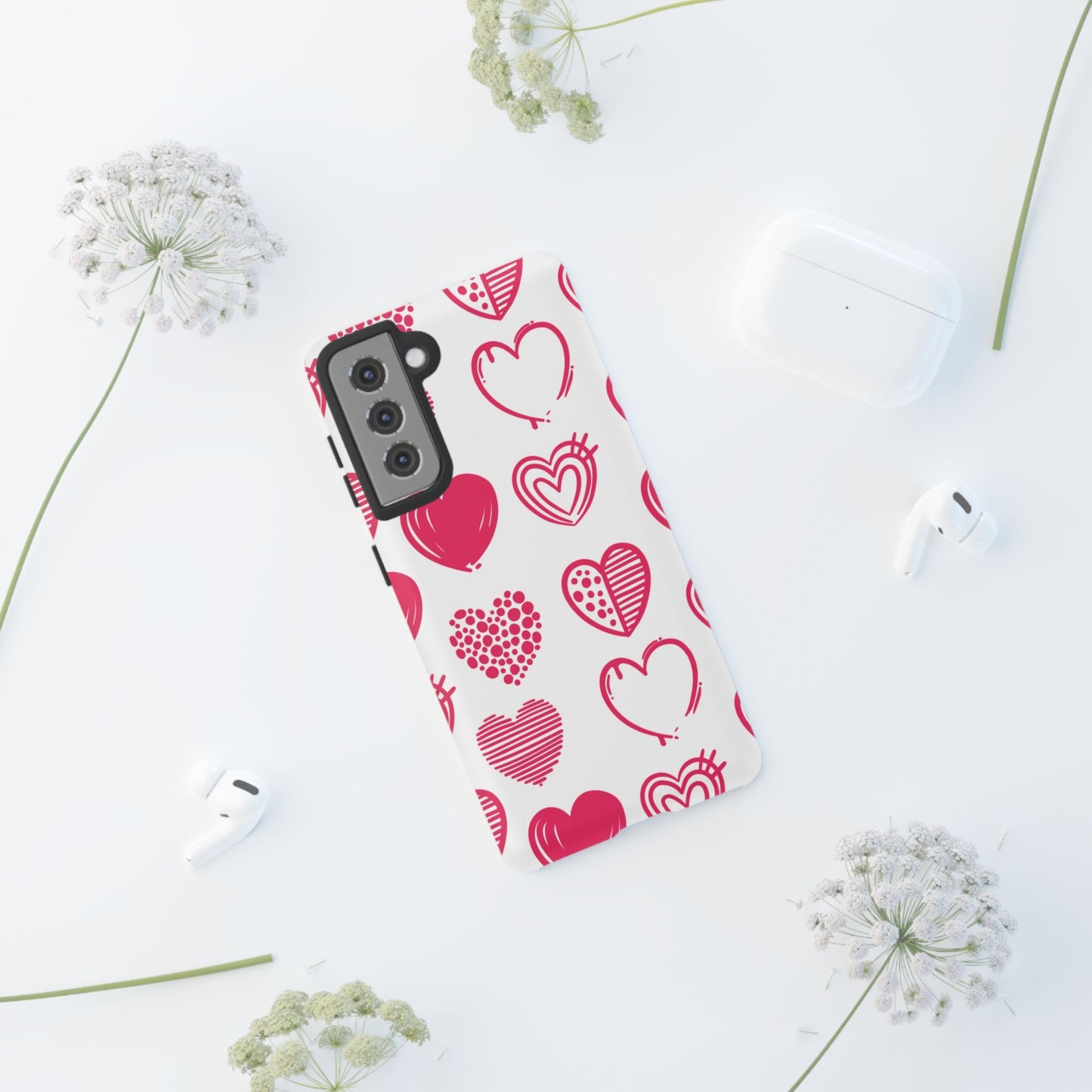 Funky Pink Hearts – Samsung Galaxy Case - BOGO Cases