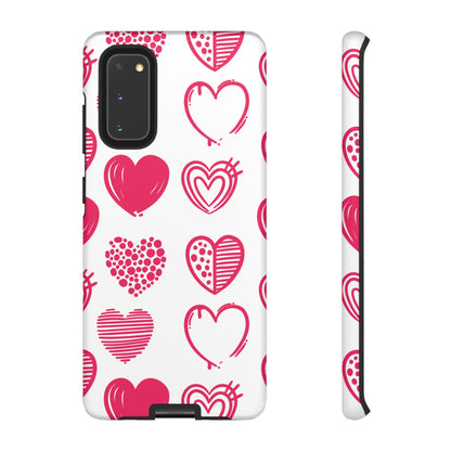 Funky Pink Hearts – Samsung Galaxy Case - BOGO Cases