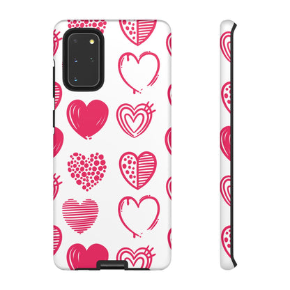 Funky Pink Hearts – Samsung Galaxy Case - BOGO Cases
