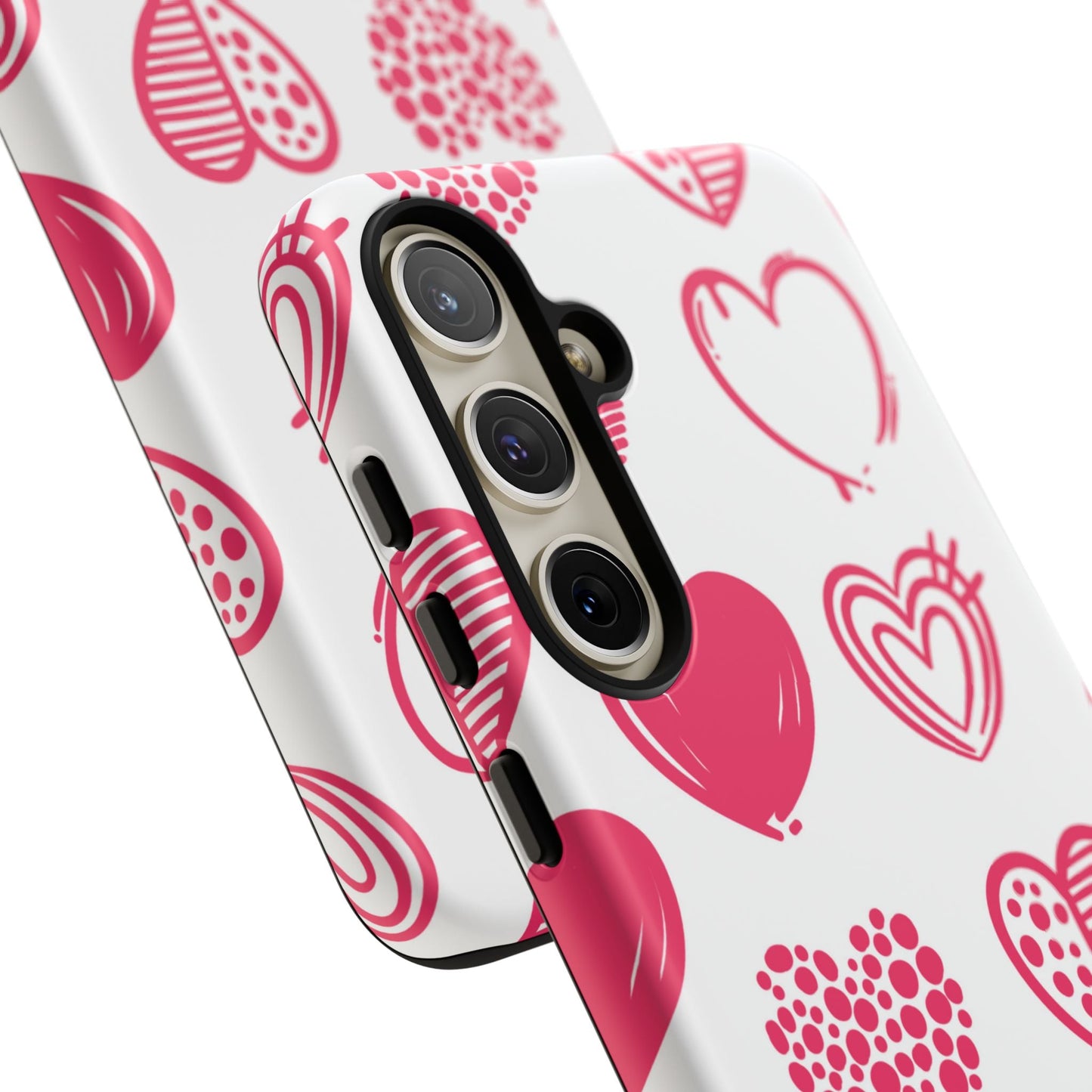 Funky Pink Hearts – Samsung Galaxy Case - BOGO Cases