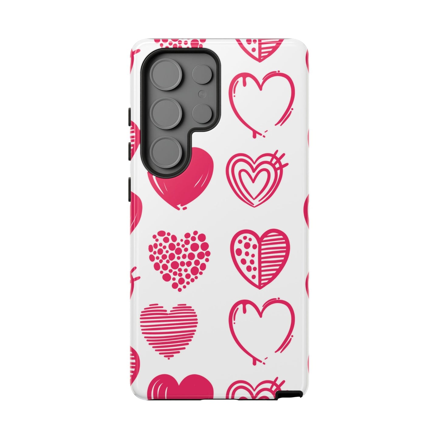 Funky Pink Hearts – Samsung Galaxy Case - BOGO Cases