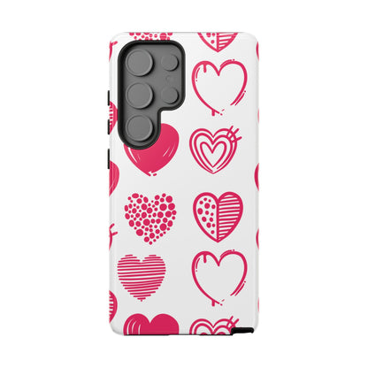 Funky Pink Hearts – Samsung Galaxy Case - BOGO Cases