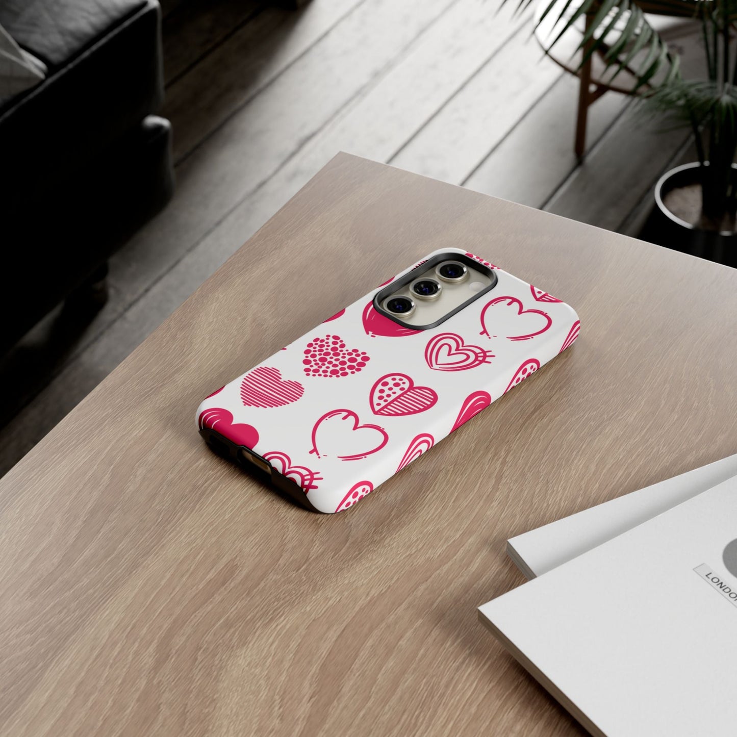 Funky Pink Hearts – Samsung Galaxy Case - BOGO Cases