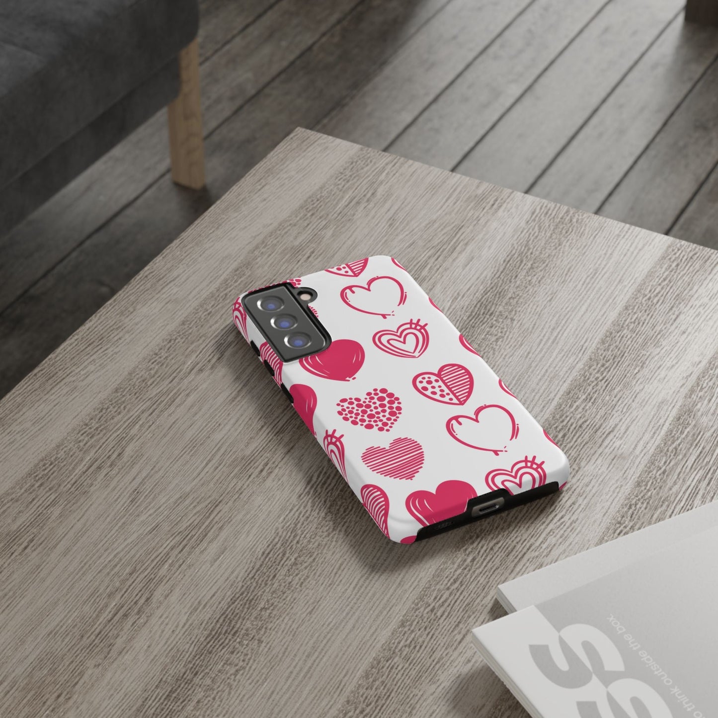 Funky Pink Hearts – Samsung Galaxy Case - BOGO Cases