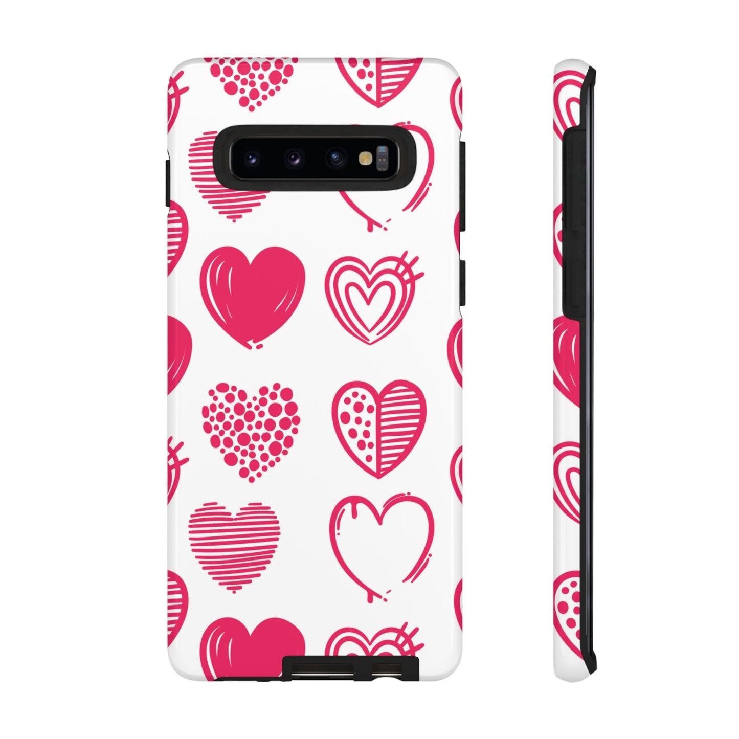 Funky Pink Hearts – Samsung Galaxy Case - BOGO Cases