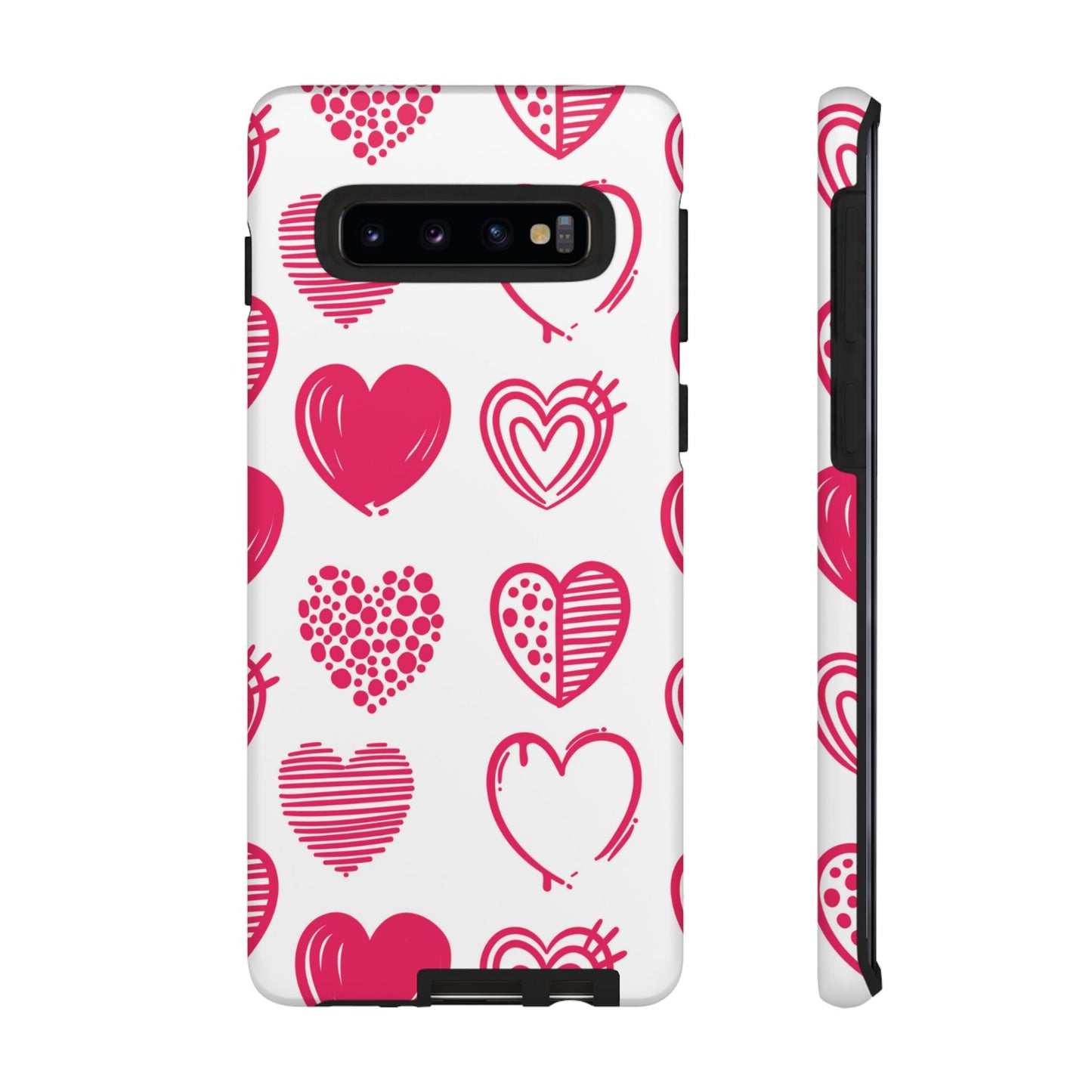 Funky Pink Hearts – Samsung Galaxy Case - BOGO Cases