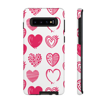 Funky Pink Hearts – Samsung Galaxy Case - BOGO Cases