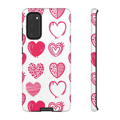 Funky Pink Hearts – Samsung Galaxy Case - BOGO Cases