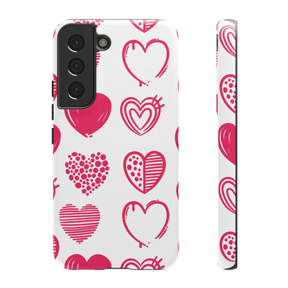 Funky Pink Hearts – Samsung Galaxy Case - BOGO Cases