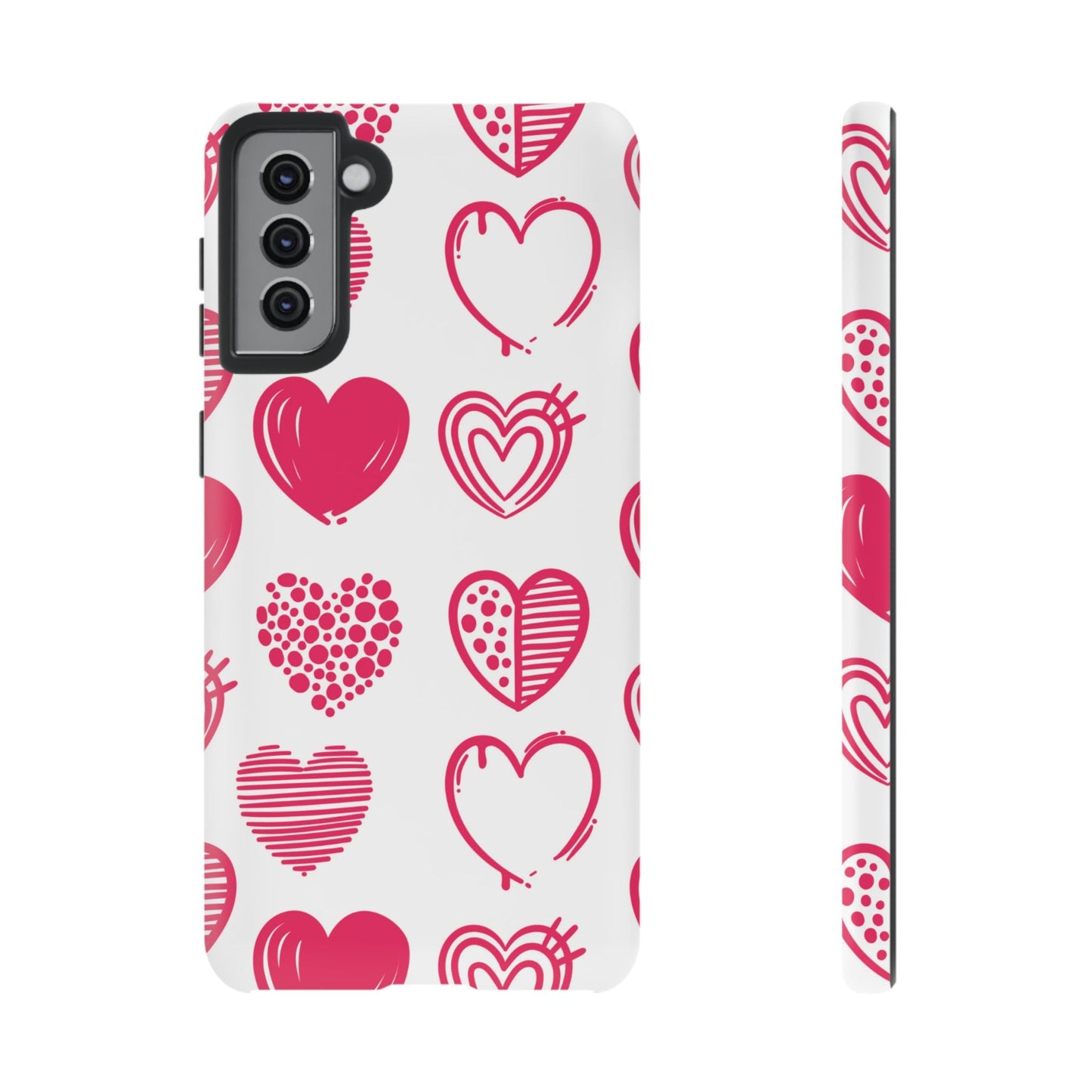 Funky Pink Hearts – Samsung Galaxy Case - BOGO Cases