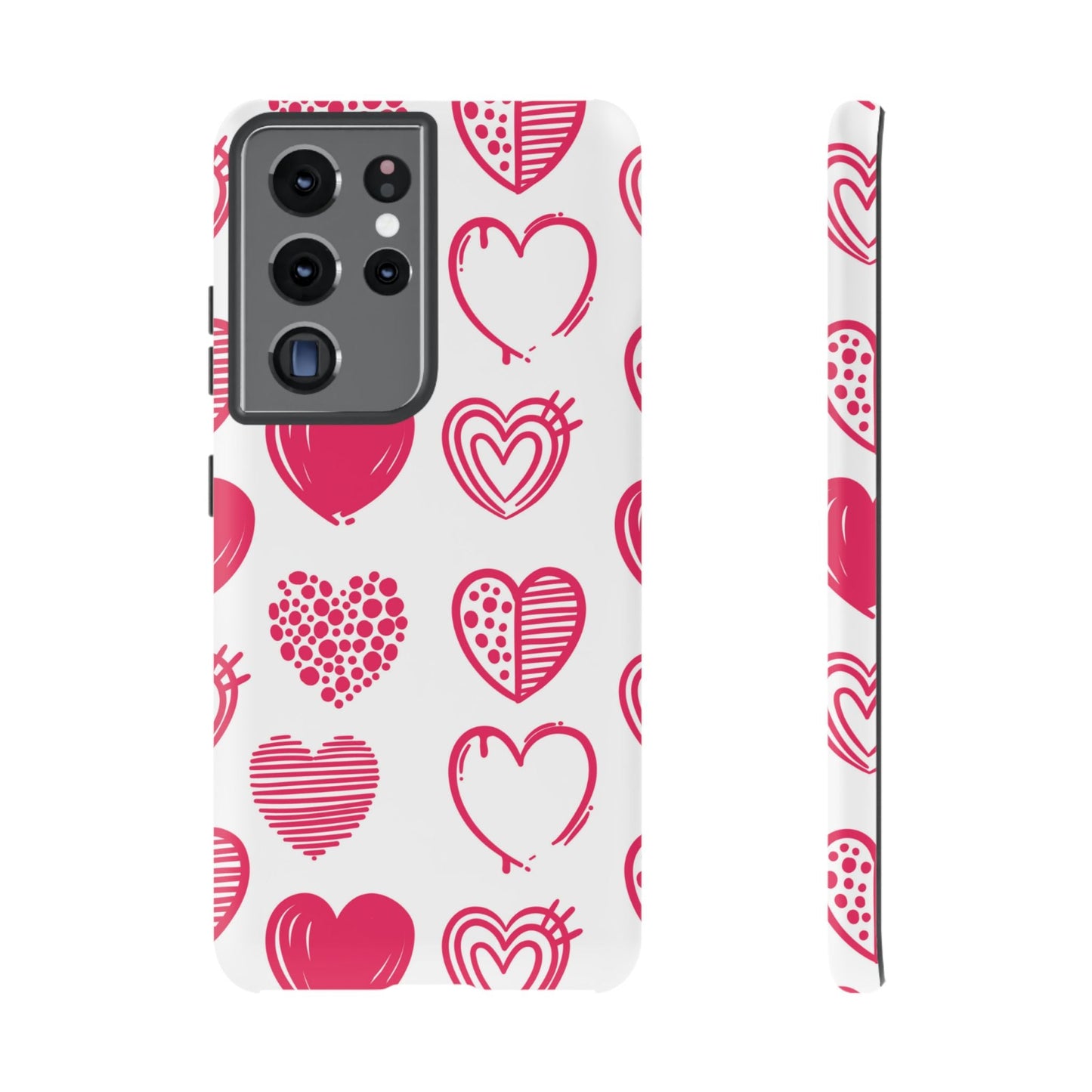 Funky Pink Hearts – Samsung Galaxy Case - BOGO Cases