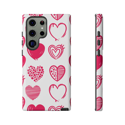 Funky Pink Hearts – Samsung Galaxy Case - BOGO Cases