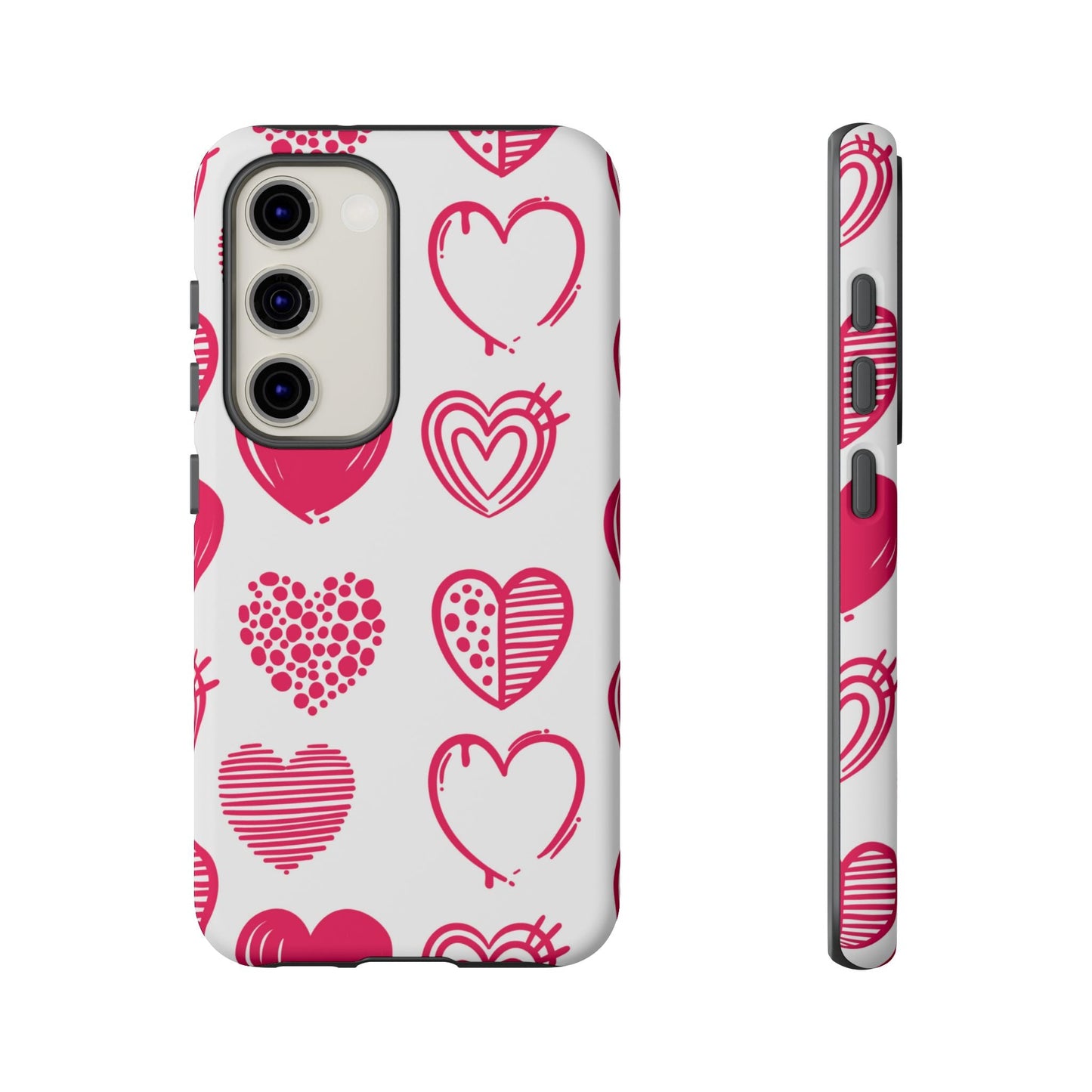 Funky Pink Hearts – Samsung Galaxy Case - BOGO Cases