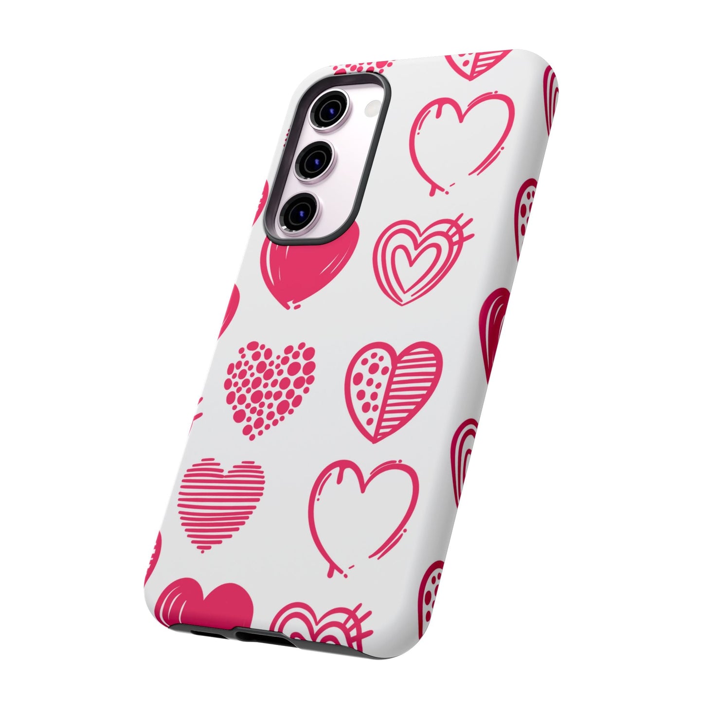 Funky Pink Hearts – Samsung Galaxy Case - BOGO Cases