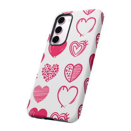 Funky Pink Hearts – Samsung Galaxy Case - BOGO Cases