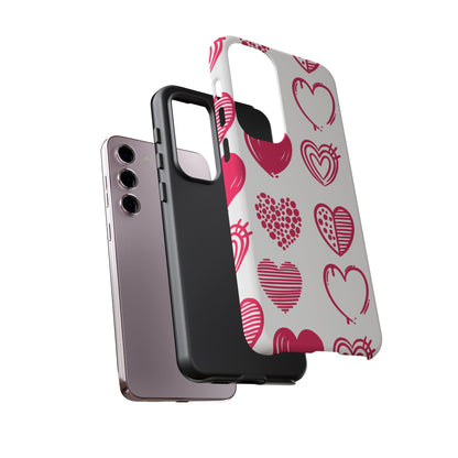 Funky Pink Hearts – Samsung Galaxy Case - BOGO Cases