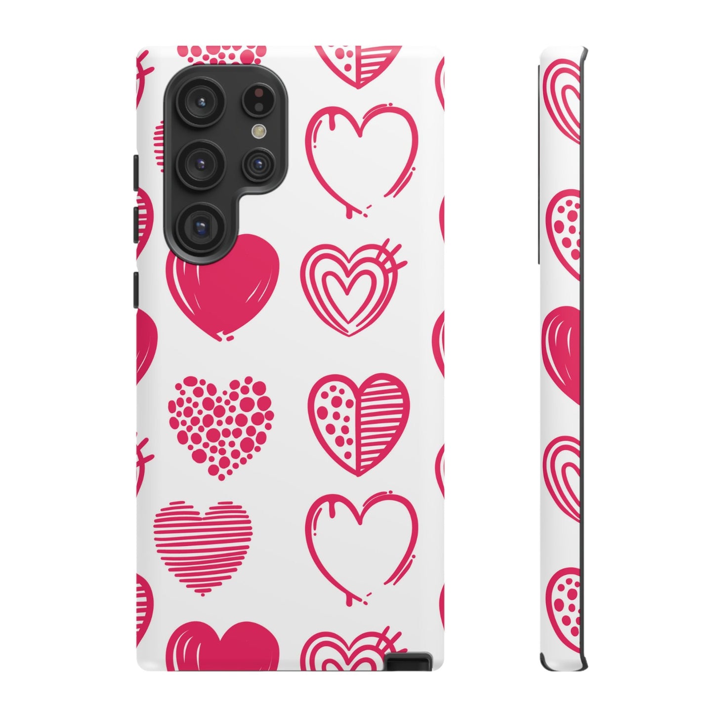 Funky Pink Hearts – Samsung Galaxy Case - BOGO Cases