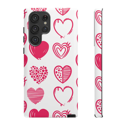 Funky Pink Hearts – Samsung Galaxy Case - BOGO Cases
