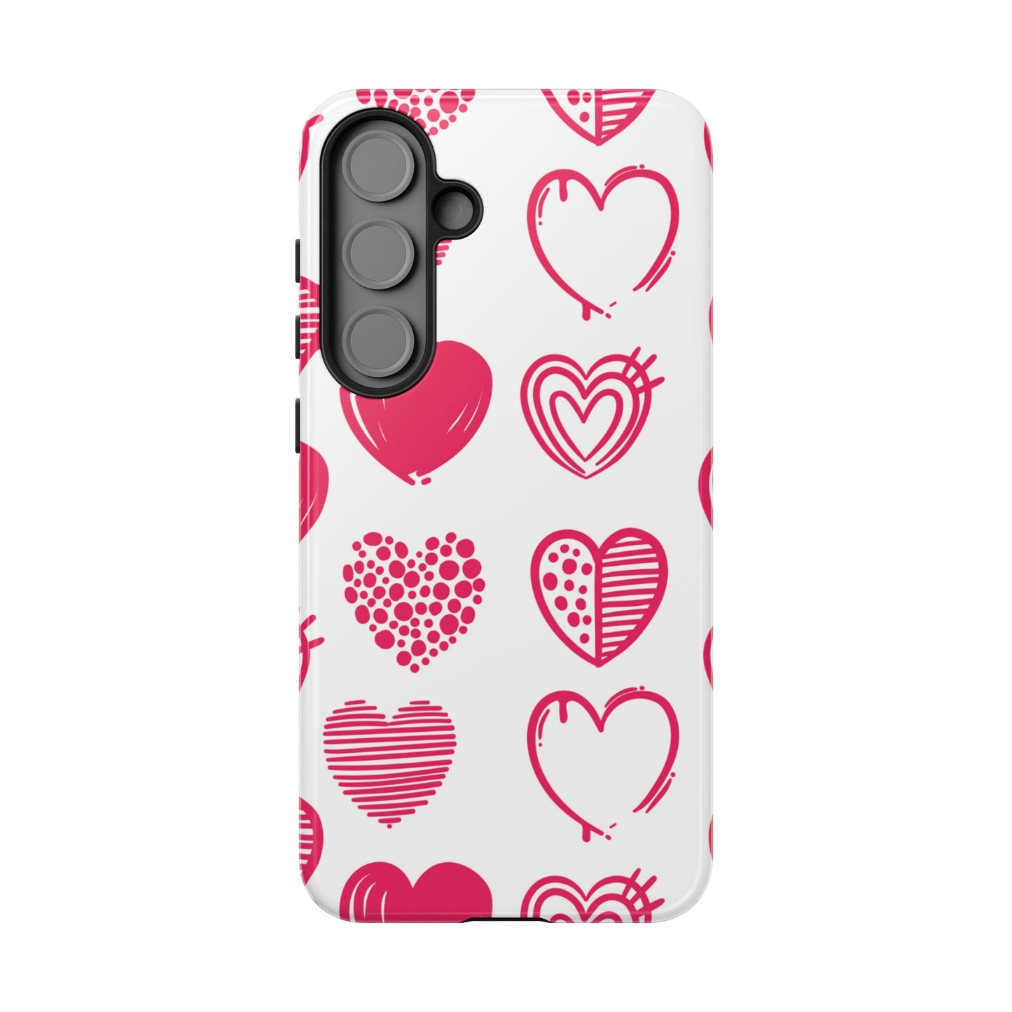 Funky Pink Hearts – Samsung Galaxy Case - BOGO Cases