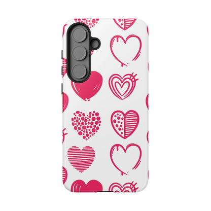 Funky Pink Hearts – Samsung Galaxy Case - BOGO Cases