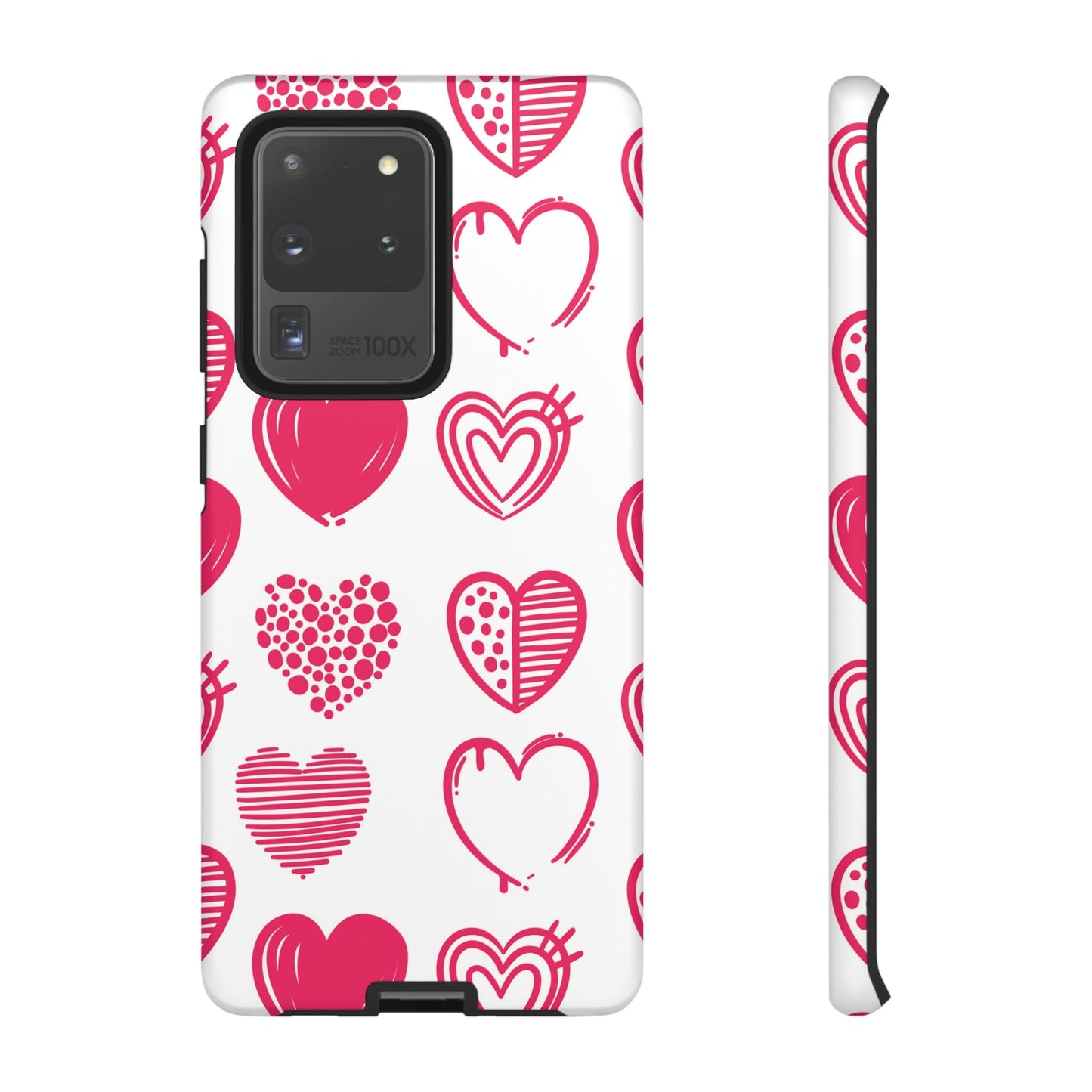 Funky Pink Hearts – Samsung Galaxy Case - BOGO Cases